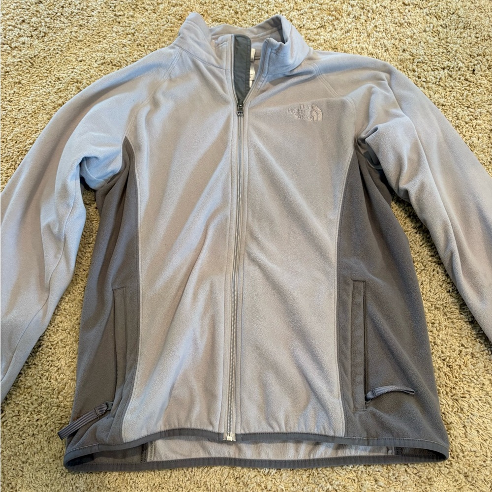 The North Face Light Gray Fleece Jacket